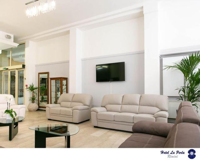 Hotel La Perla Rimini Luaran gambar